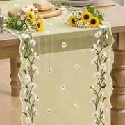 Telaio per festoni con decorazione a maglia gialla 40x300 cm per decorazione di festa