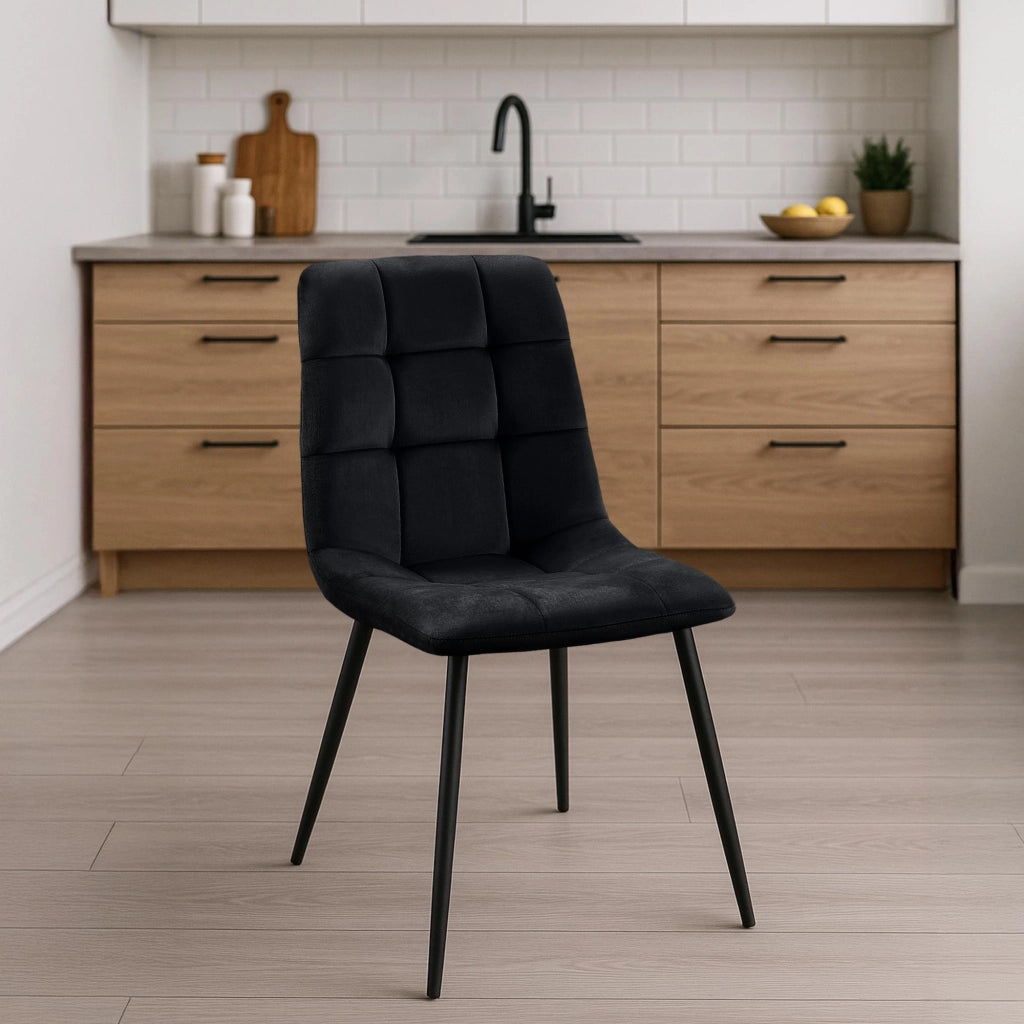 Set di 2 sedie da pranzo Tilde in velluto 2