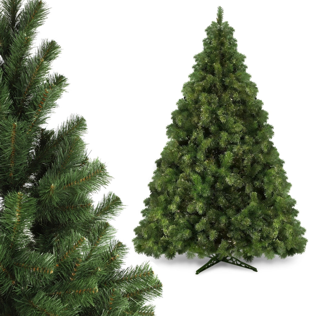 Albero di Natale artificiale KADAX, realistico, 220 cm, abete denso, bello, stabile, con supporto di alta qualità.