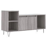 Mobile TV multimediale mensola TV credenza TV sala da pranzo soggiorno camera da letto Sonoma 100 x 35 x 55 cm legno ingegnerizzato grigio 02_0028338