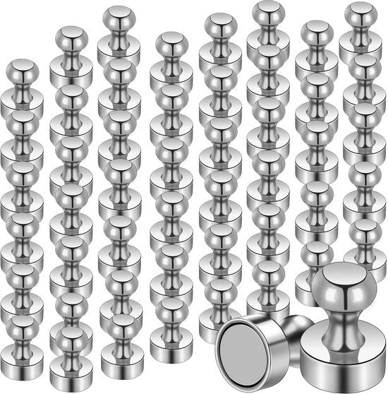 50 pezzi di magneti forti, 12 x 16 mm piccoli magneti per lavagne magnetiche, magneti di neodimio, mini magneti extra forti, gancio magnetico rotondo, magneti per lavagna, magneti per lavagna e frigorifero