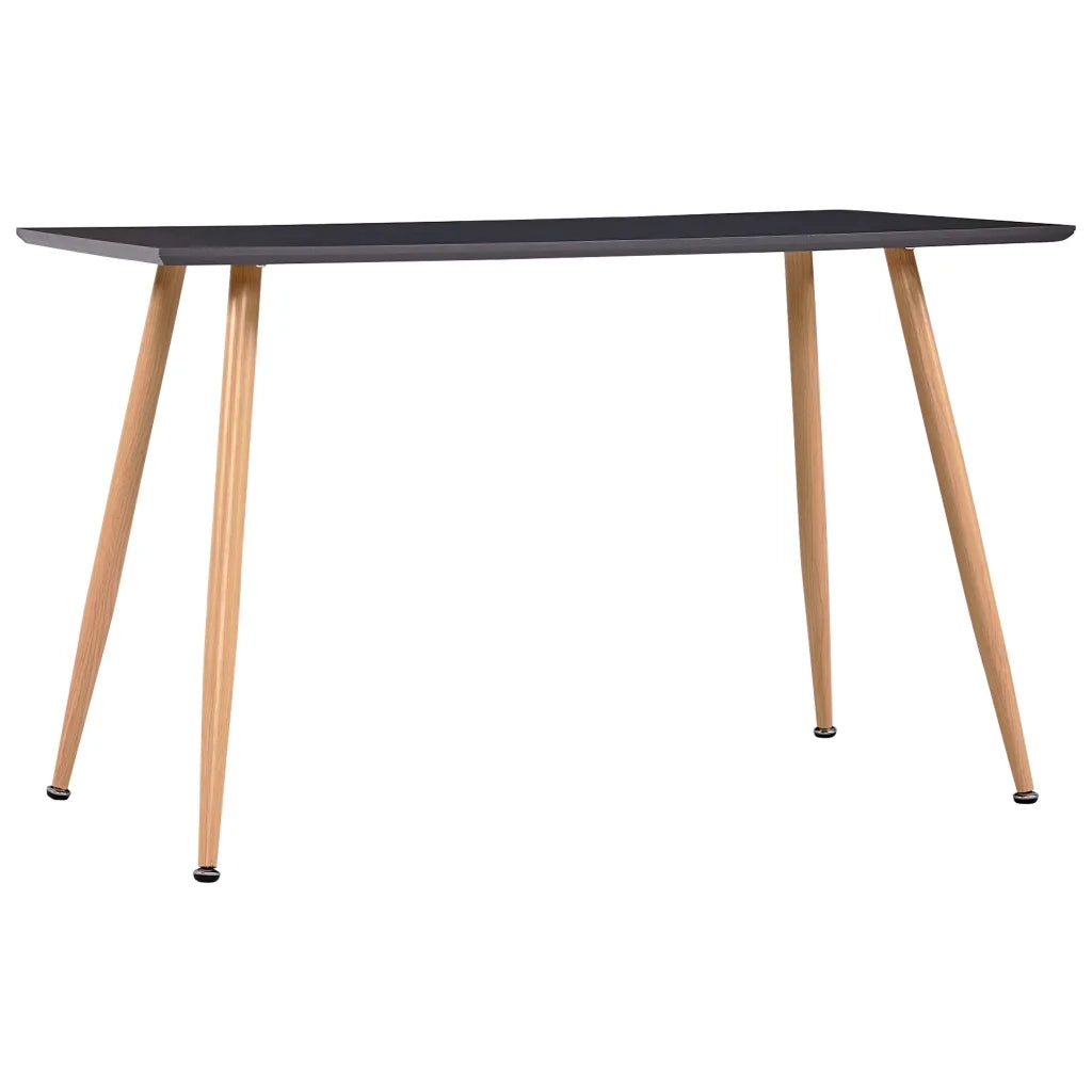 Tavolo da Pranzo Grigio e Rovere 120x60x74 cm in MDF cod mxl 16465