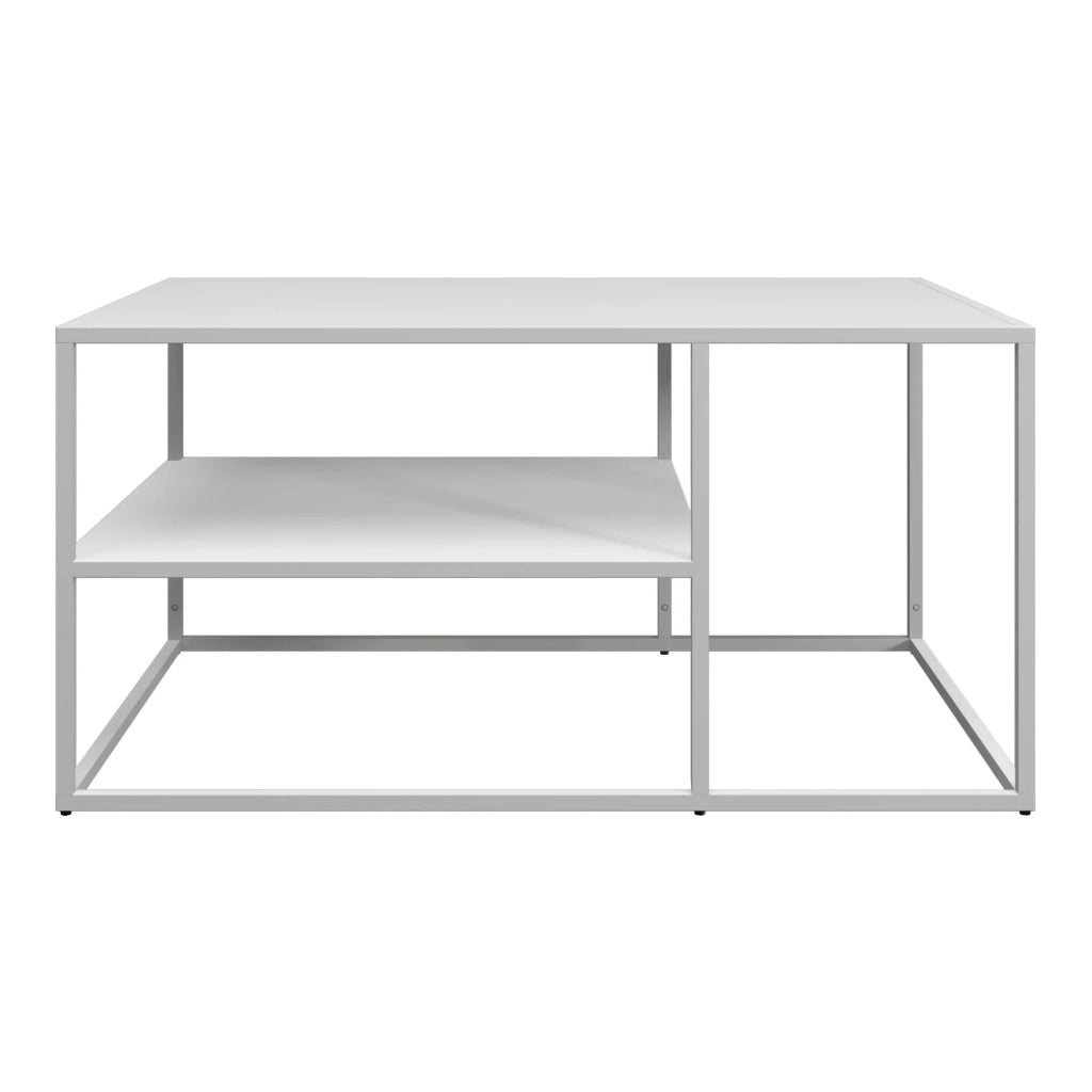 Tavolino da salotto rettangolare Solund 45 x 90 x 60 cm bianco 03_0008513