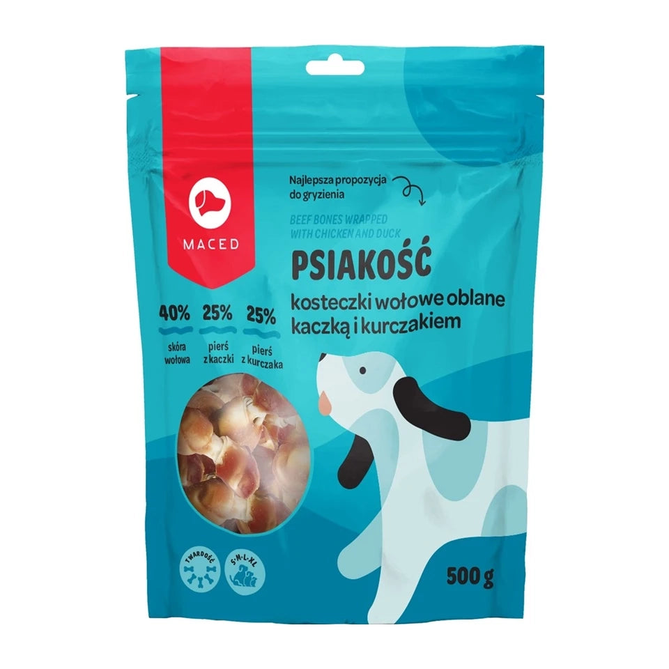 Ossa di manzo avvolte in pollo e anatra - 500 g