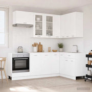 Unità Cucina LYON 8 pz Bianco Legno ingegnerizzato 3438507