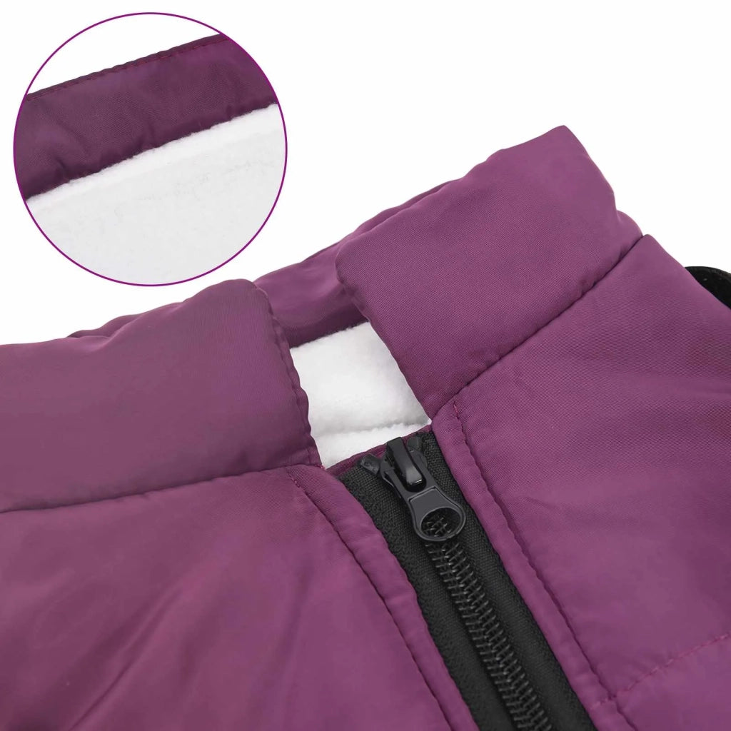 Cappotto per Cani Viola L28 Pile e Poliestere CFW7953063