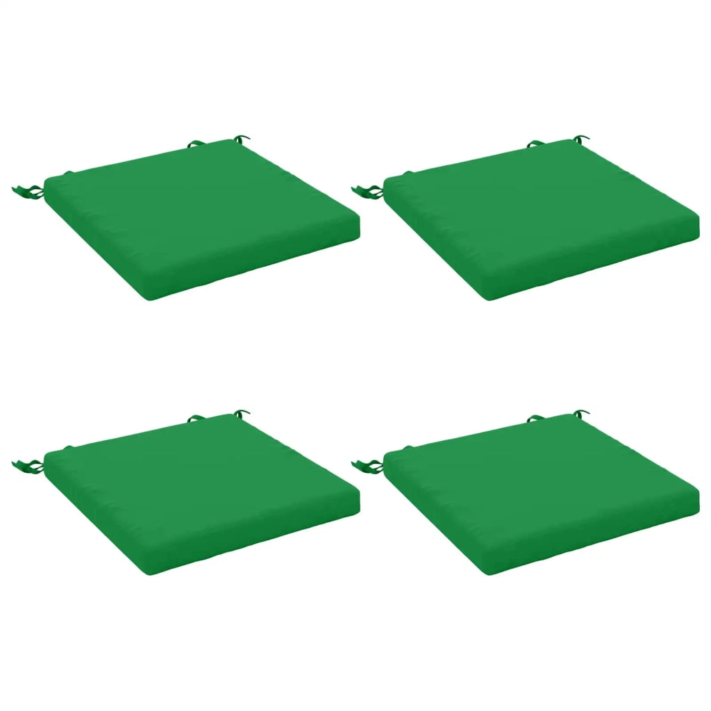 Cuscini per Sedia in 4 Pezzi SOEST 4 pz 100% Poliestere Verde 944460