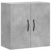 Mobiletto a muro dal design moderno con pratico spazio contenitivo 60 x 31 x 60 cm in legno composito grigio cemento 02_0048800