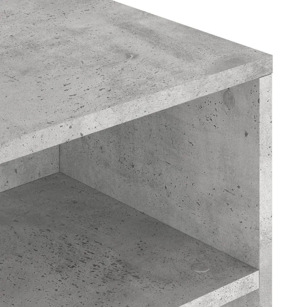 Tavolino salotto | Tavolino da caff¨¨ | Tavolino da Soggiorno Grigio Cemento 90x55x42,5 cm Legno Multistrato