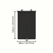 Tenda parasole retrattile 68x125cm ¨C zephmum ¨C per finestra auto e casa
