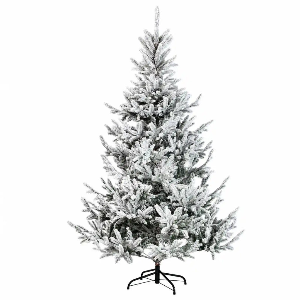 Albero di Natale artificiale con palline 120 cm 150 LED 3465879