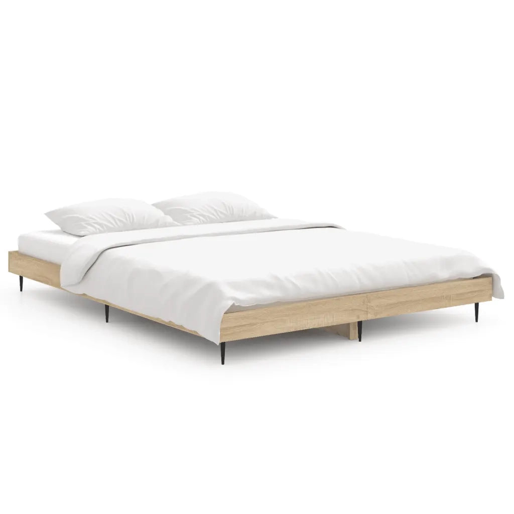 Giroletto senza Materasso Rovere Sonoma 140x190cm in Truciolato 832280