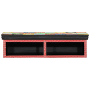 Mobile TV da Muro Multicolore 80x30x22 cm in Legno Ingegnerizzato