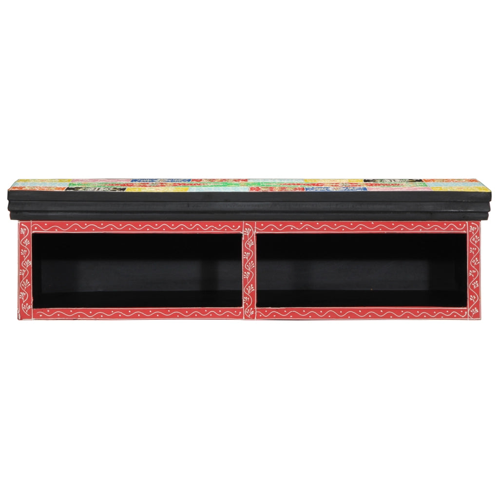 Mobile TV da Muro Multicolore 80x30x22 cm in Legno Ingegnerizzato