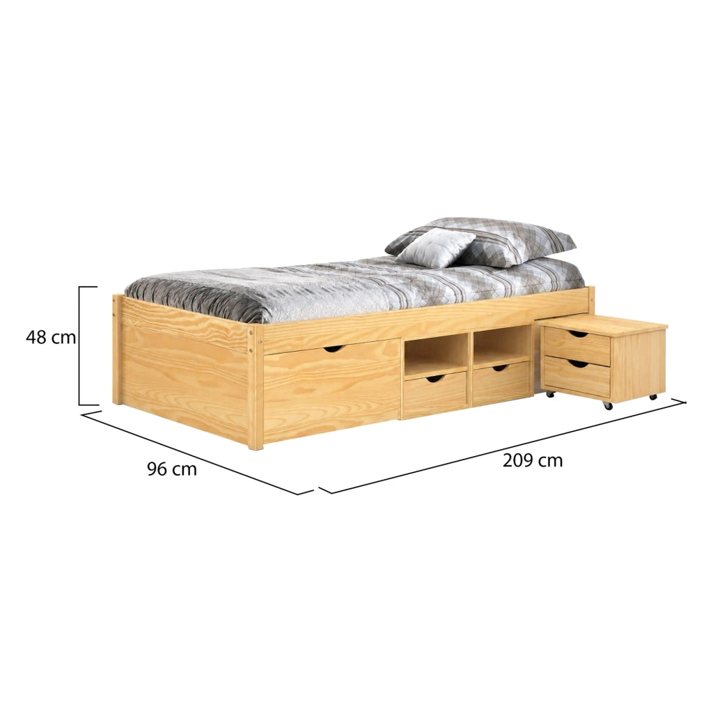 Letto Matrimoniale Cavallo, Letto Matrimoniale Contenitore, Marrone