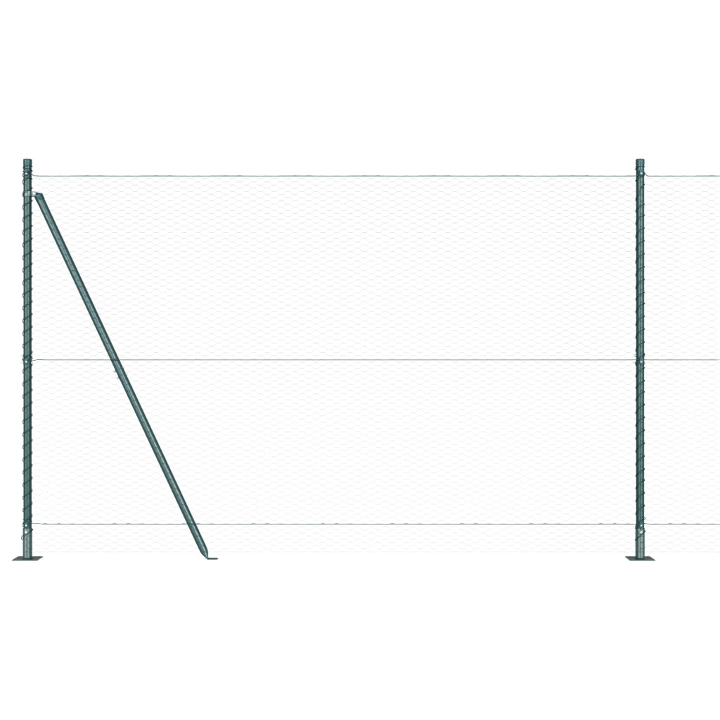 Recinzione Esagonale  Verde 1.4x25 m Acciaio