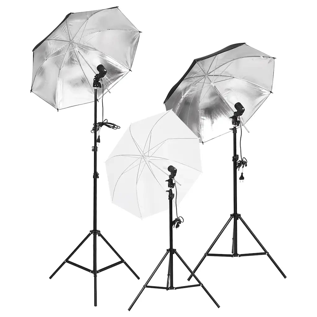 Kit per Studio Fotografico con Set di Luci e Fondale cod mxl 66418