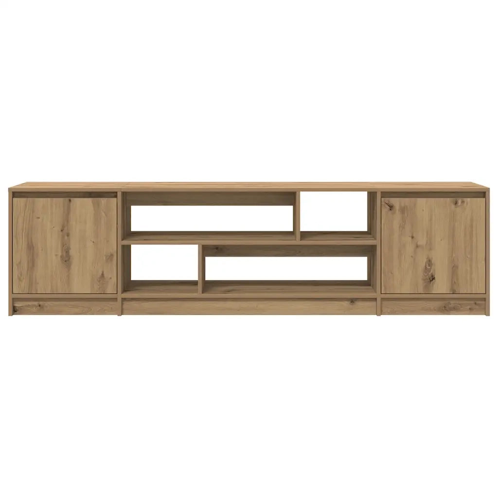 Mobile Porta TV Rovere Artigianale 188,5x41x50cm in Truciolato 3328425