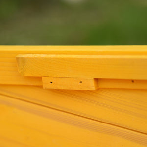 Cuccia Casetta per Animali Domestici in Legno di Abete 70x51.5x60 cm