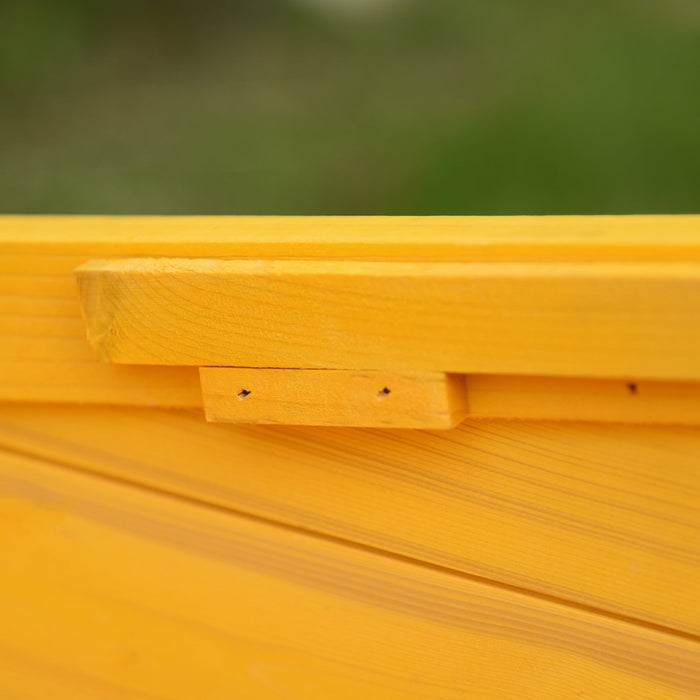 Cuccia Casetta per Animali Domestici in Legno di Abete 70x51.5x60 cm