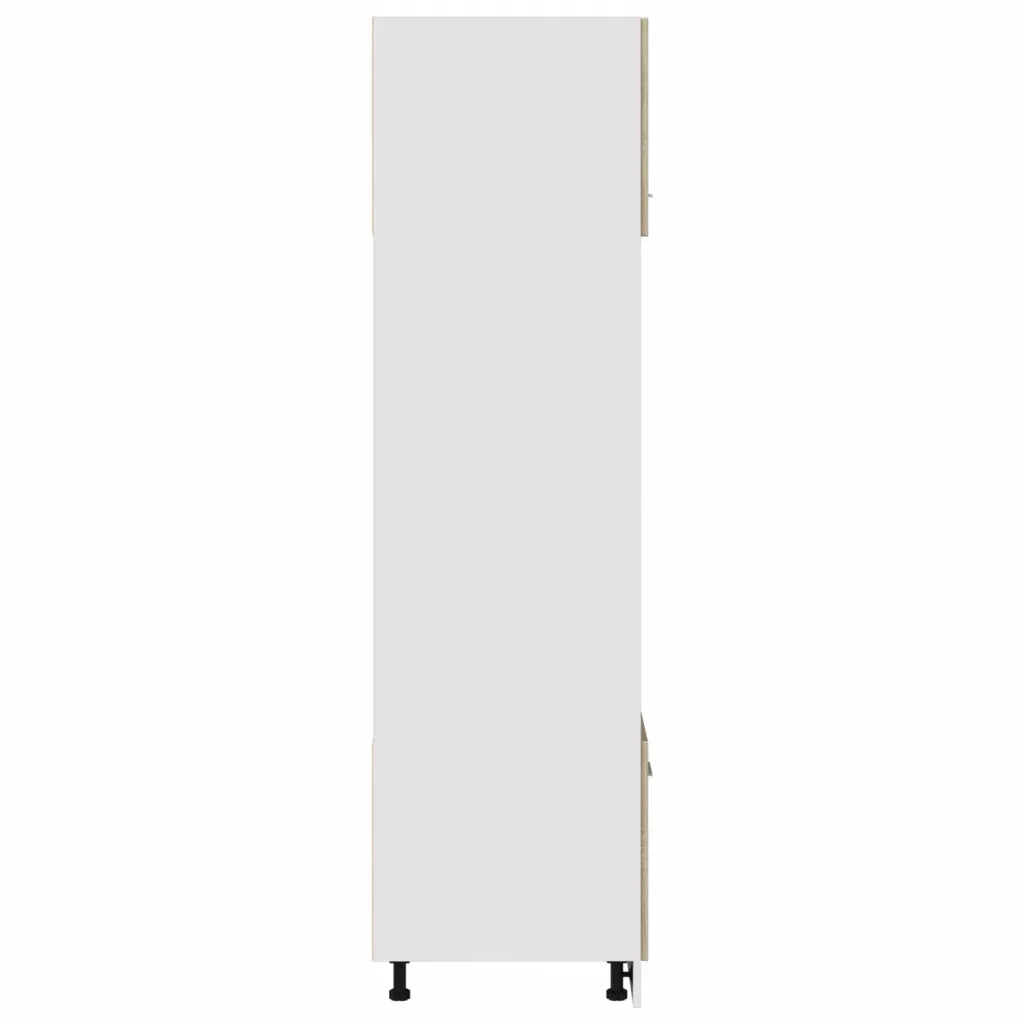 Mobile per Microonde “Lyon” Rovere Sonoma 60x57x207 cm 849627