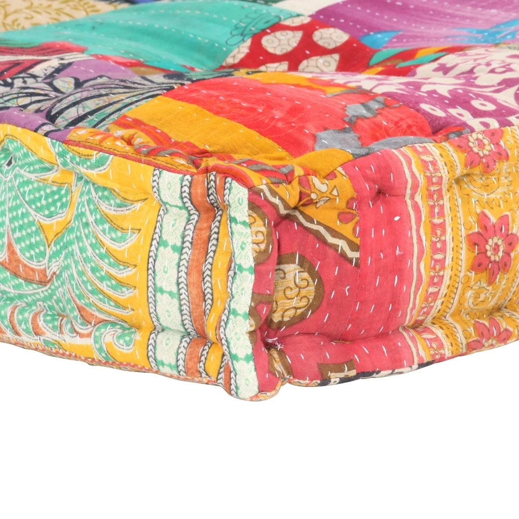 Cuscino per sedie | Cuscino per Divani Pallet Multicolore in Tessuto Patchwork