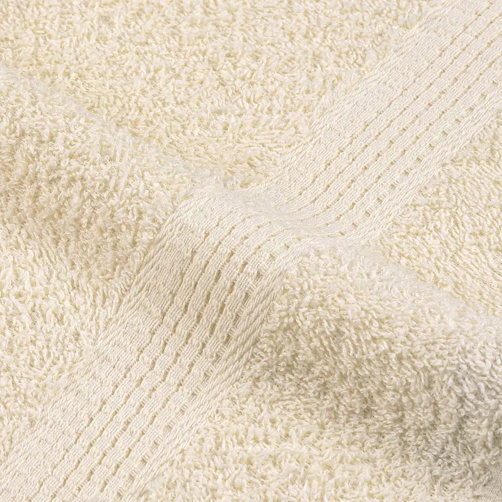 vidaXL Set Asciugamani 12 pz Crema 360 gsm 100% Cotone