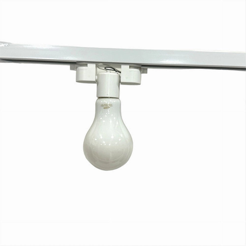Trade Shop - Portalampada Per Binario Monofase Connettore Lampadine E27 Adattatore Pista-e27 -