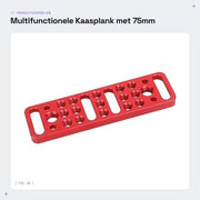 Supporto multifunzionale per schermo con attacco VESA 75mm - Fissaggio senza viti - Realizzato in alluminio duraturo - Peso ridotto 50 gram - Piattaforma di montaggio