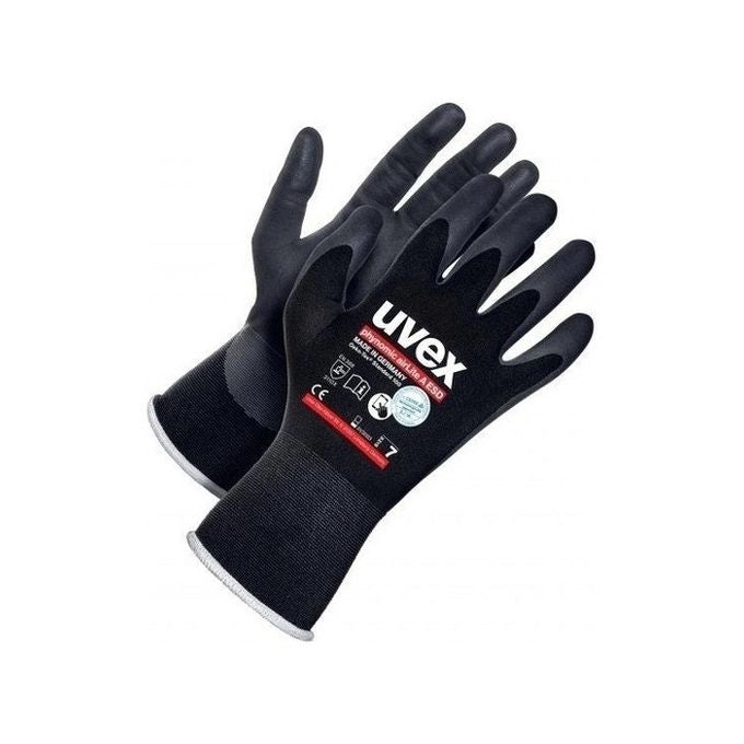 Uvex 6003810 Phynomic airLite A ESD Guanti da Montaggio Antitaglio Livello A EN 388:2016 Taglia 10 colore Nero