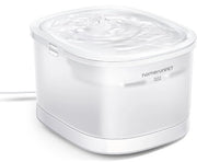 Fonteino automatico per gatti, 25 dB estremamente silenzioso, 2,5 l, fonteino wireless per gatti, sistema di filtraggio professionale, facile da pulire (resistente all'uso del lavastoviglie)