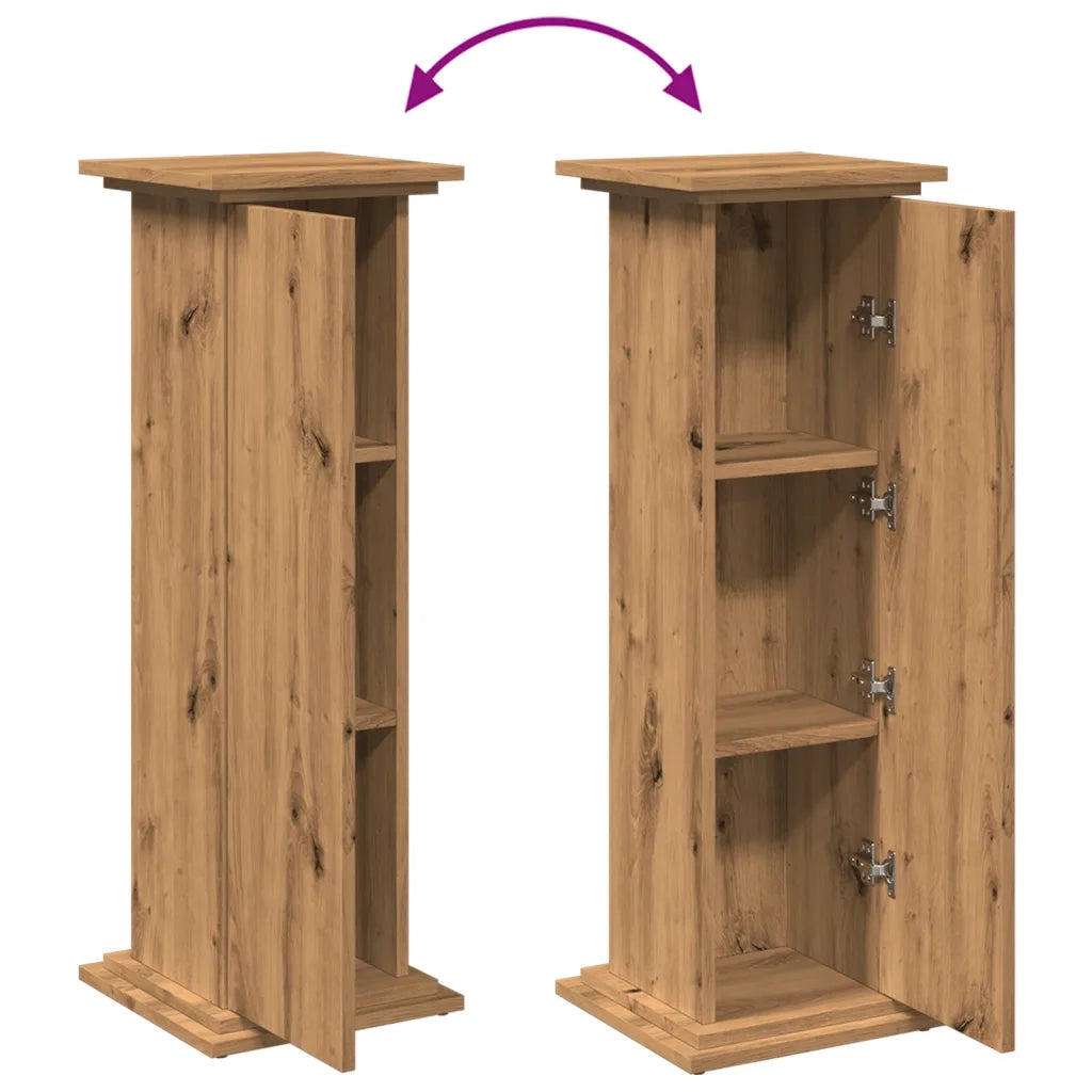 Espositore Portaoggetti Rovere Artigianale 31x30x90 Truciolato CFW3714695
