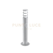 GES012-  PALETTO DA ESTERNO COLORE GRIGIO ALLUMINIO 1 LUCE ATTCCO E27 65CM IP54