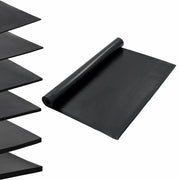 Tappeto per pavimento Nero 1,2 x 5 m Gomma