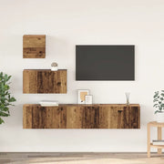 Set mobile TV 4 pcs Legno vecchio Legno multistrato 3393435