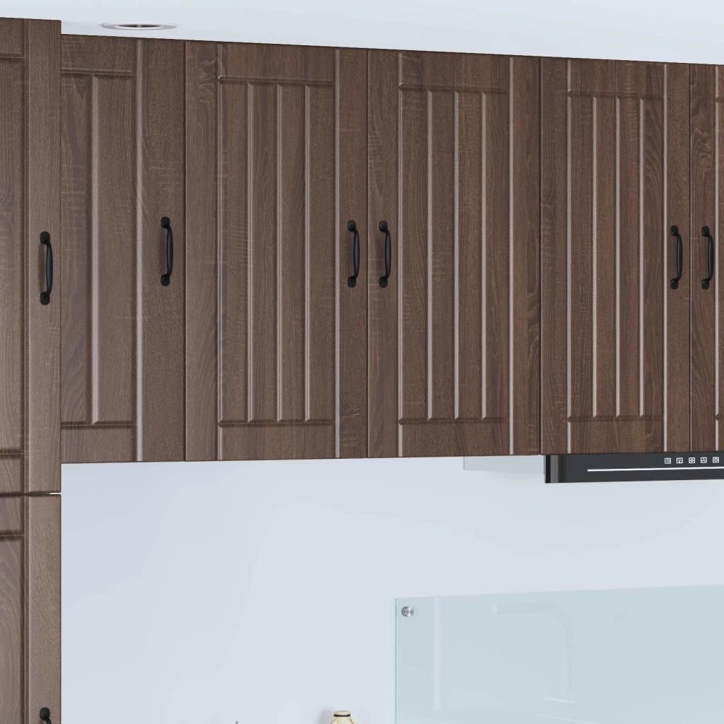 Armadietto a muro LUCCA Rovere Marrone 80 x 31 x 80 cm