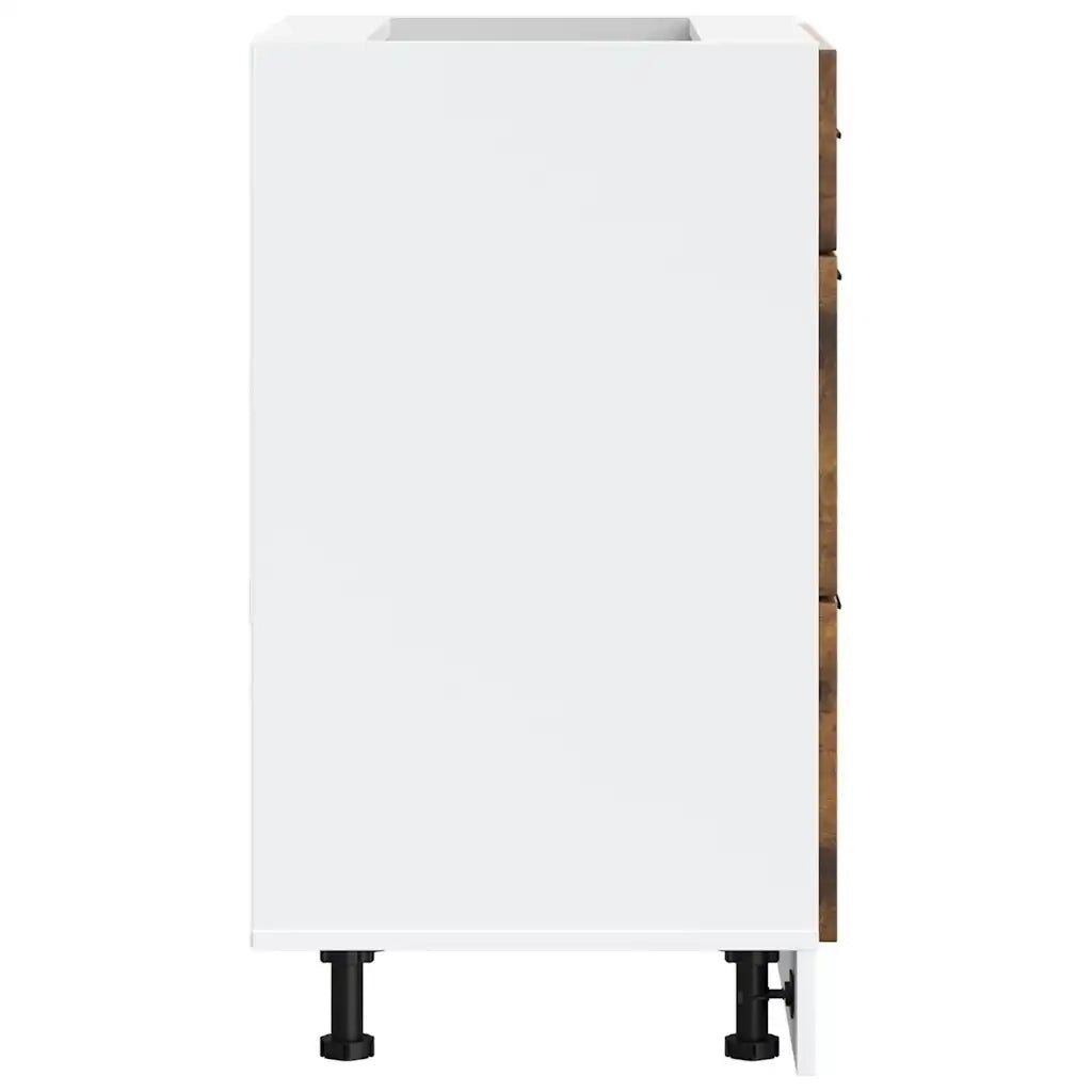 vidaXL Base da Cucina Porto Rovere Fumo in Legno Multistrato
