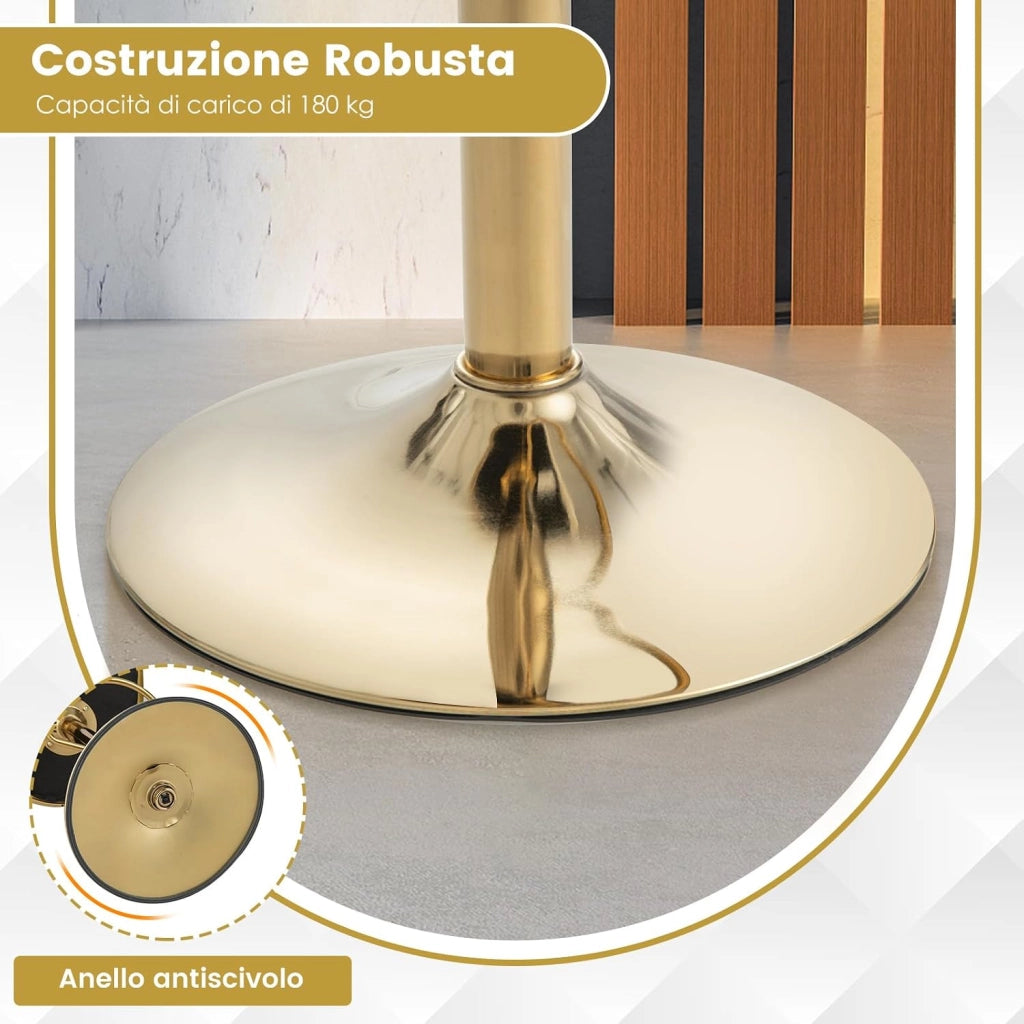 2 Sgabelli da Cucina, Sgabelli Girevoli e Regolabili in Altezza con Poggiapiedi, Sgabelli Alti Rivestiti in Velluto con Schienale Intrecciato per Bar, Cucina e Caffetteria (Grigio)