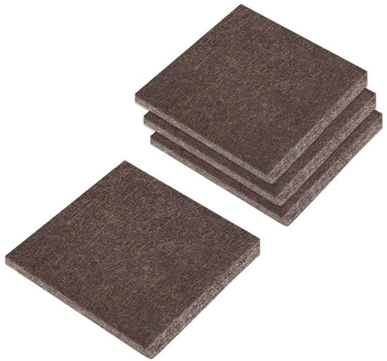 Set di protezioni per pavimenti 24 pezzi - Pads autoadesivi 40mm x 40mm - Protezione per pavimenti in legno duro/laminate/piastrelle - Protezione contro graffi