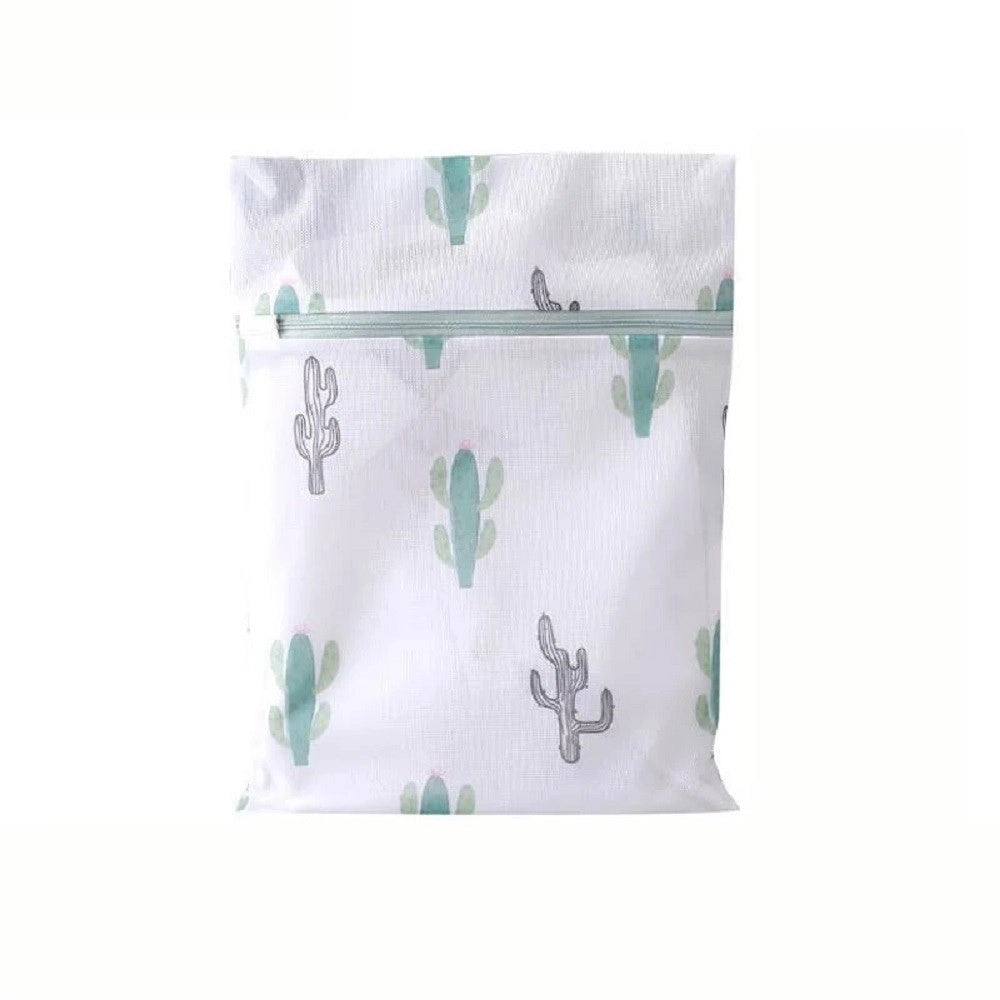 Trade Shop - Set 2pz Sacchetto Lavaggio Rete Con Cerniera Biancheria 30x40cm A Fantasia 58127 -