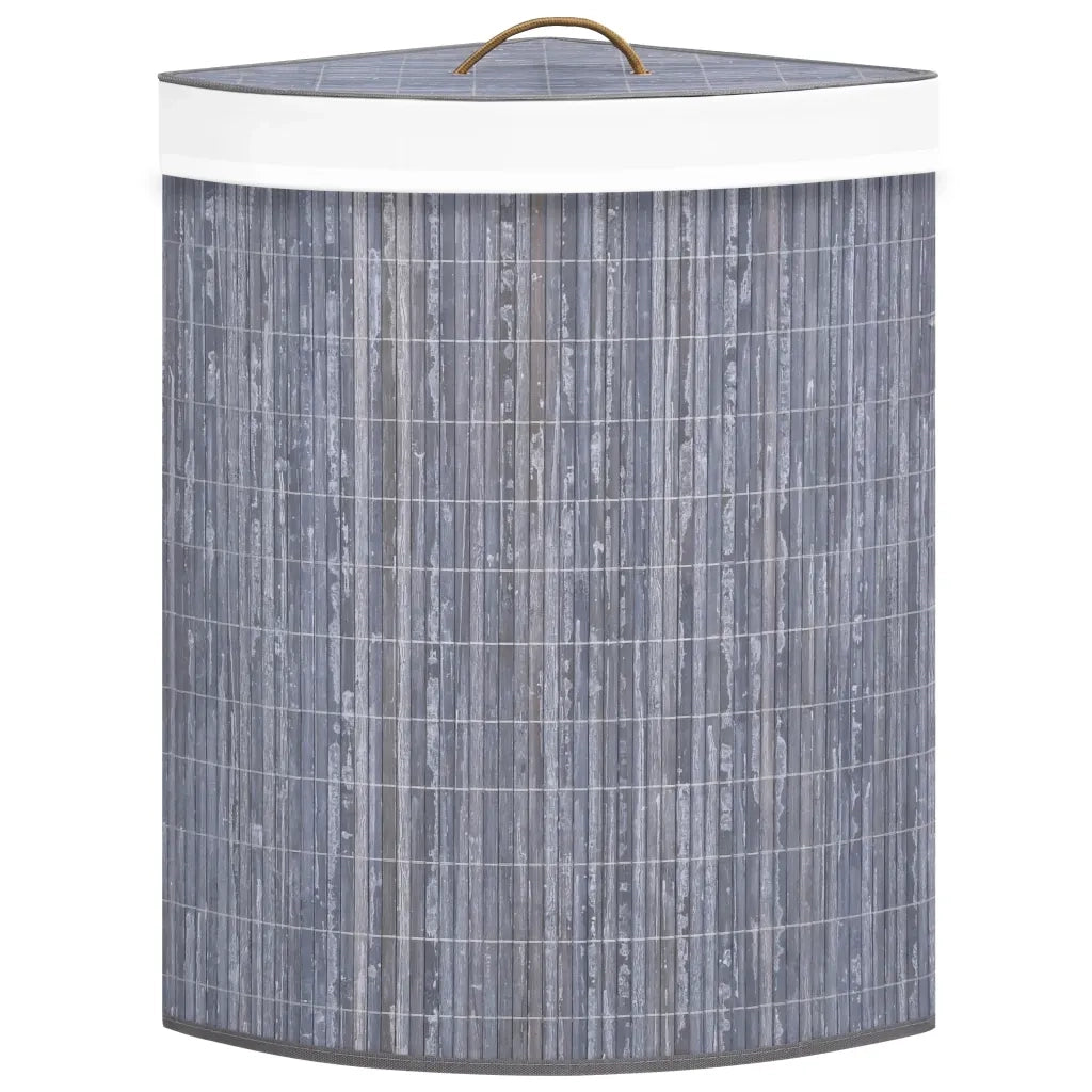 Cesto Portabiancheria per Angolo Grigio 60 L cod mxl 54213