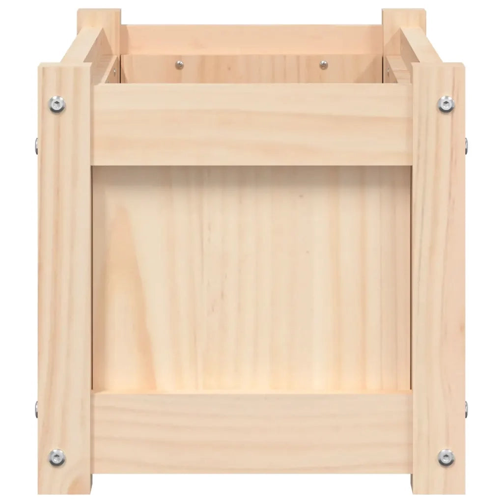 Fioriera | Cassetta per fiori | Vaso da Giardino 60x31x31 cm in Legno Massello di Pino