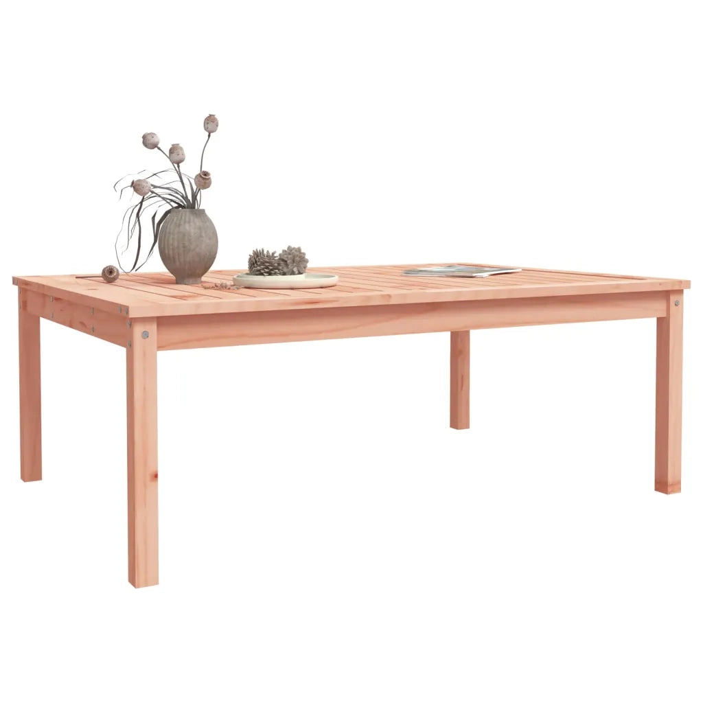 Tavolo da Giardino 121x82,5x45 cm in Legno Massello di Douglas 824132