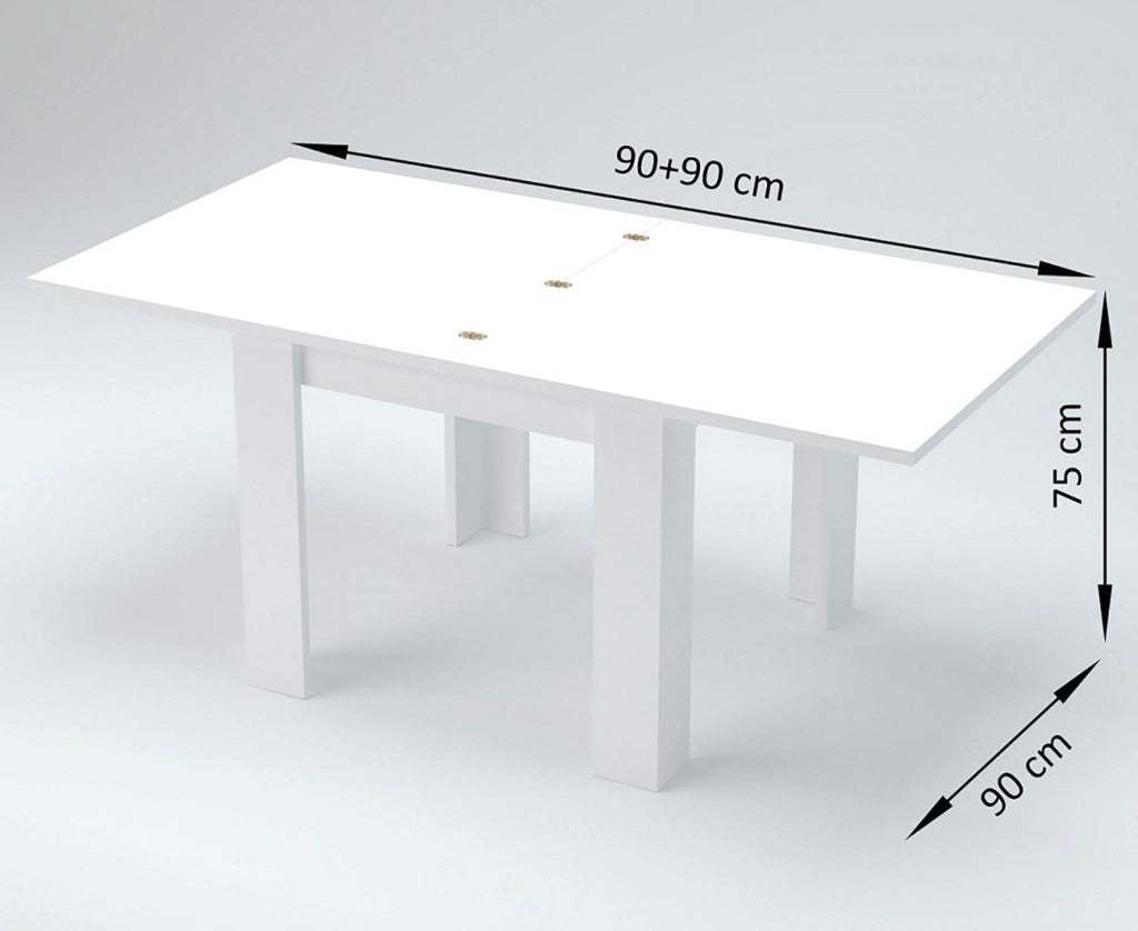 Tavolo Allungabile 90x90/180x75 cm Jesi Olmo
