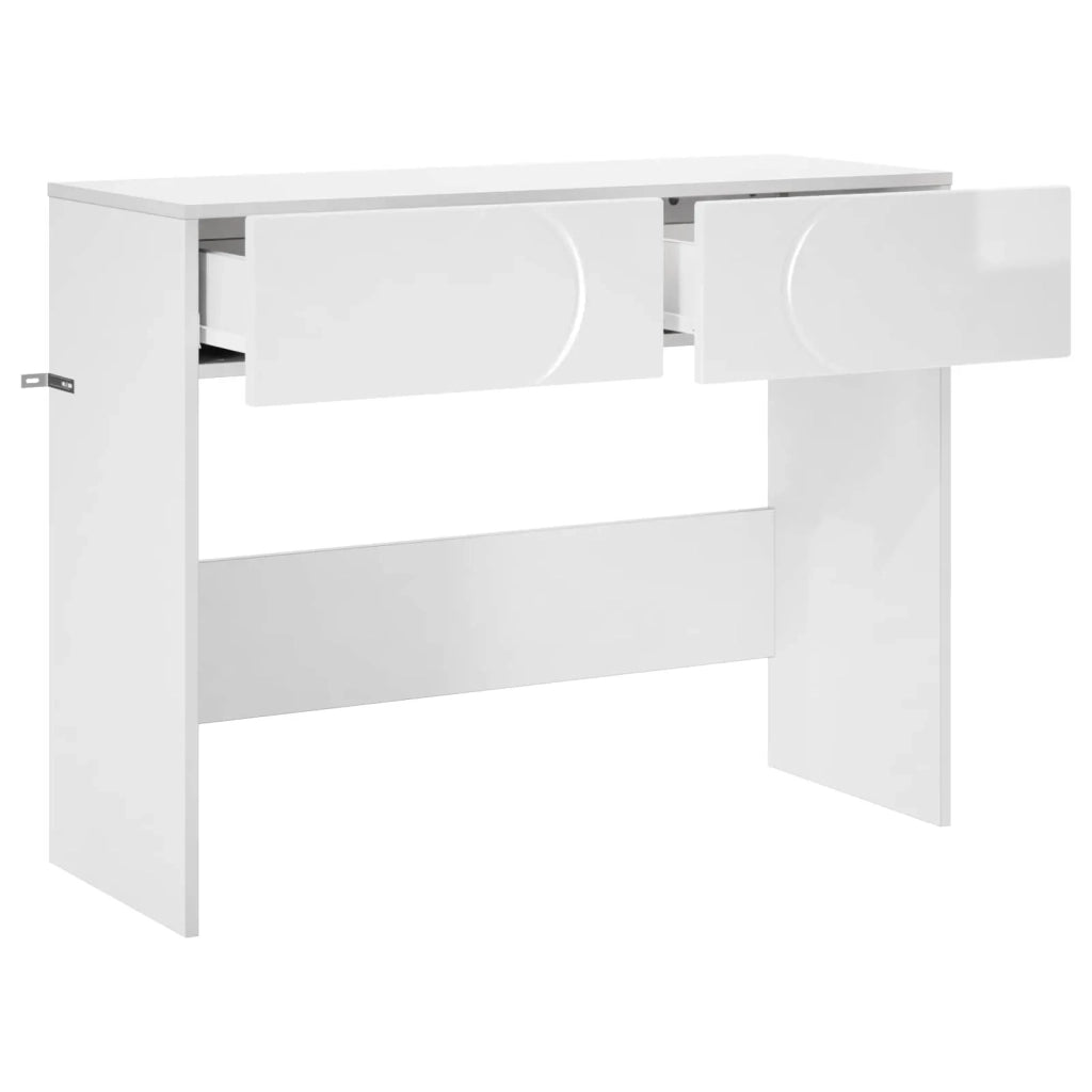 Tavolo consolle Bianco Lucido 96,5 x 38 x 75 cm 8011643