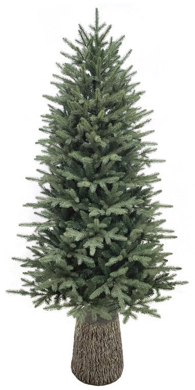 Albero di Natale Artificiale 240 cm 60 Rami con Tronco Pino Adamello Verde