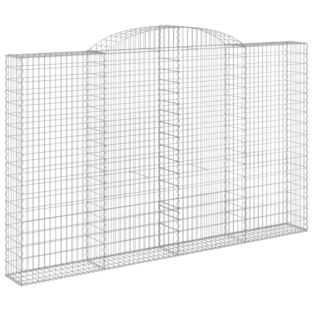 Cesti Gabbioni ad Arco 5 pz 300x30x180/200 cm Ferro Zincatocod mxl 100110