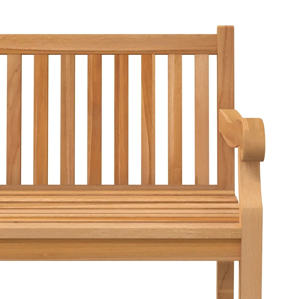 Panca da Giardino 150 cm in Legno Massello di Teak