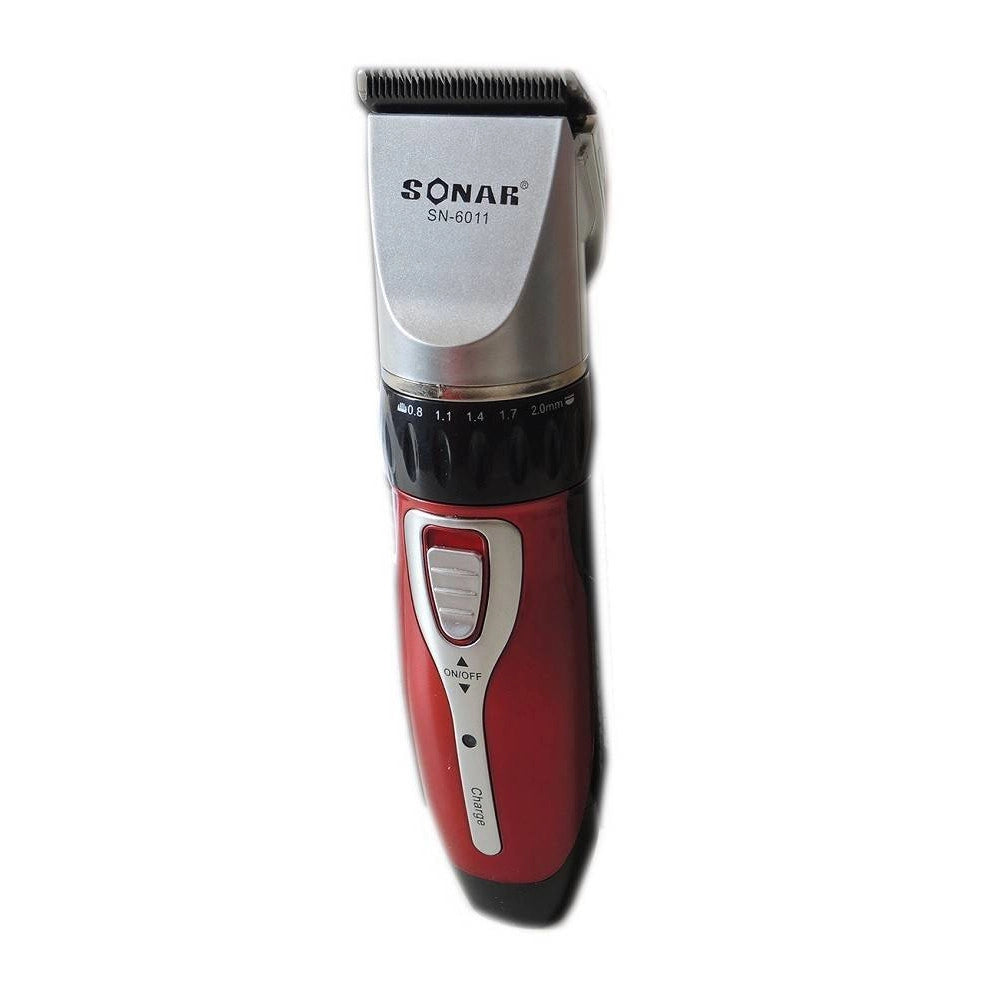 Trade Shop - Taglia Capelli Ricaricabile Rasoio Regola Barba Senza Fili Lama Acciaio Sn6011 -