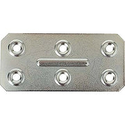 GIUNZIONE 6 FORI DRITTA - ZINCATA S.MM 1,0 CF=PZ 100 CM 4X8,6- 1 confezioni